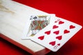 Casino Baccarat Punto Banco Royalty Free Stock Photo